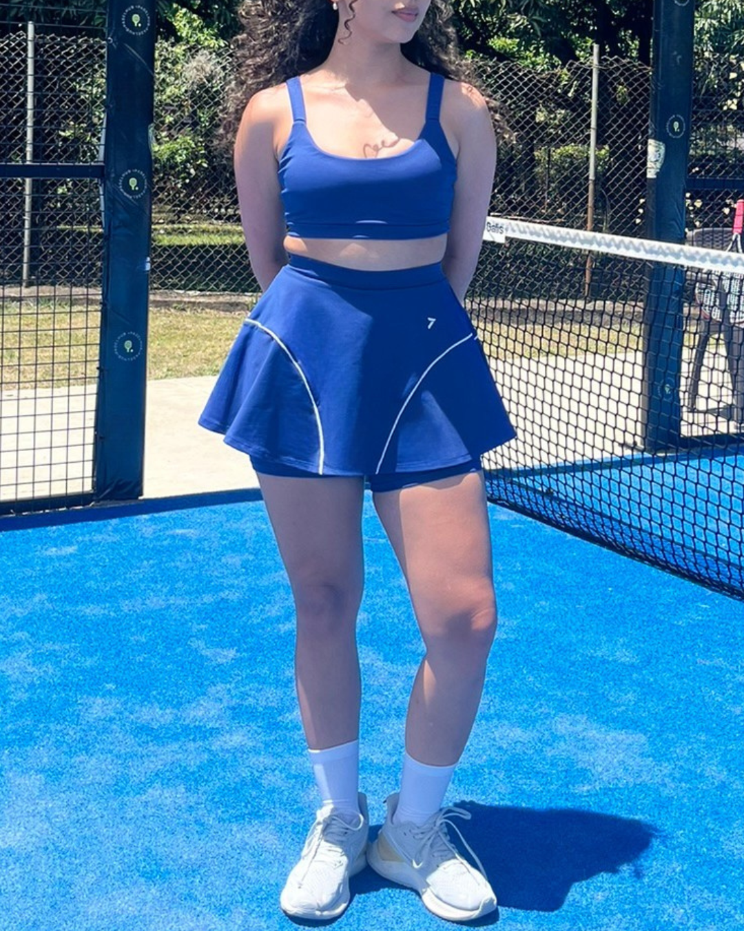 Falda-Short - Azul